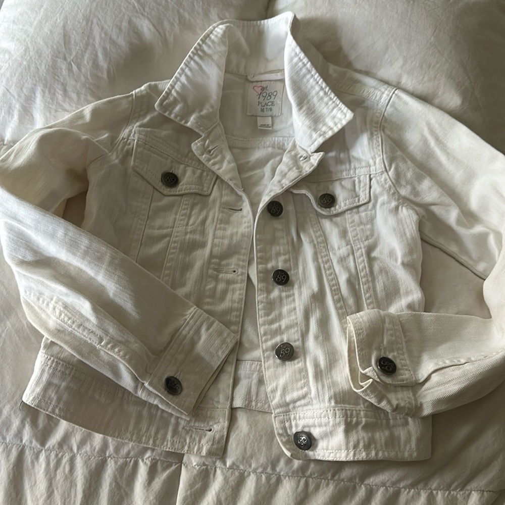 White Jean jacket